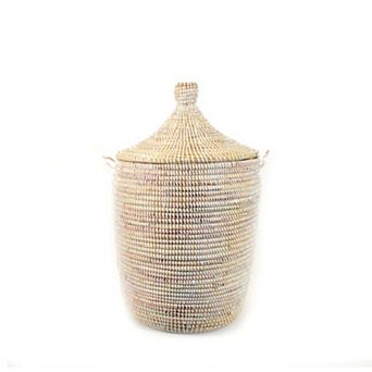 Dou Lid Storage Basket Monochrome Medium Storage