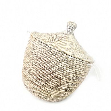 Dou Lid Storage Basket Monochrome Low Storage