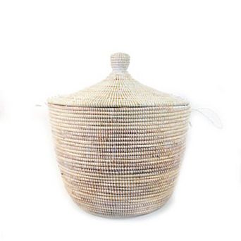 Dou Lid Storage Basket Monochrome Low Storage