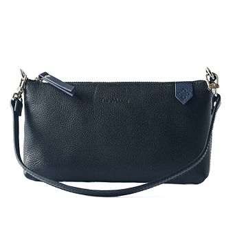 Elia Convertible Leather Bag Clutch, Shoulder & Crossbody