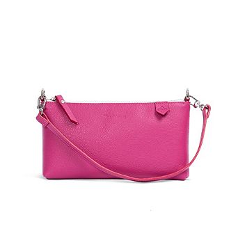 Elia Convertible Leather Bag Clutch, Shoulder & Crossbody