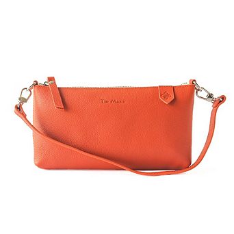 Elia Convertible Leather Bag Clutch, Shoulder & Crossbody