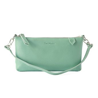 Elia Convertible Leather Bag Clutch, Shoulder & Crossbody