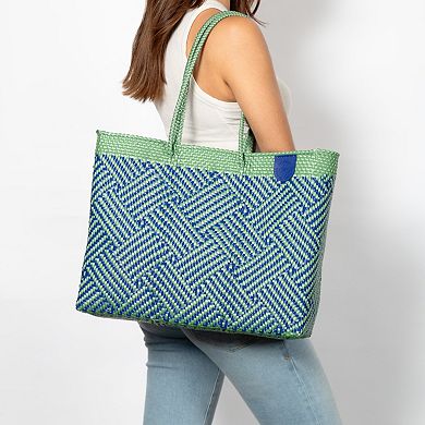 Palmera Woven Super Tote