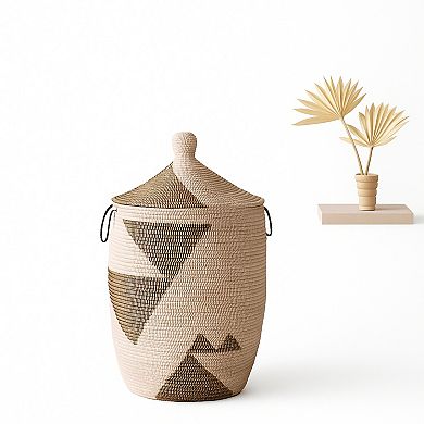 Dou Lid Storage Basket Graphic Print