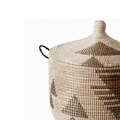 Dou Lid Storage Basket Graphic Print