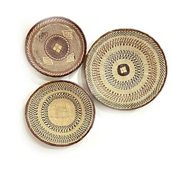 Tonga Wall Decor Basket - Set of 3