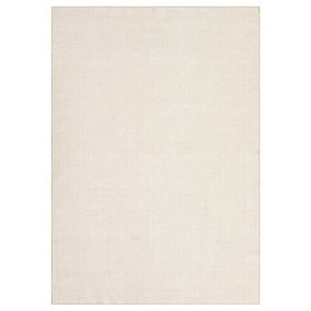 Minimalist Machine Washable Rug with Non-Slip Backing, Stain-Resistant Foldable Indoor Carpet