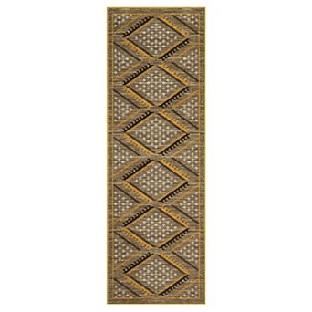 Boho Machine Washable Area Rugs Geometric Low Pile Soft Non-Slip Throw Mat