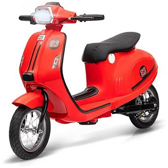 24V Electric Motorcycle for Kids - Electric Scooter with Seat for Kids 8-14 - Ride On Scooter