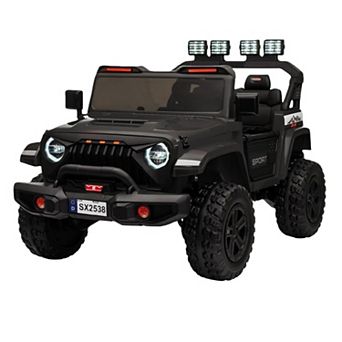 2 Seater Ride on Car for Kids, 12v Electric Power Ride on Truck Toy with Remote Control