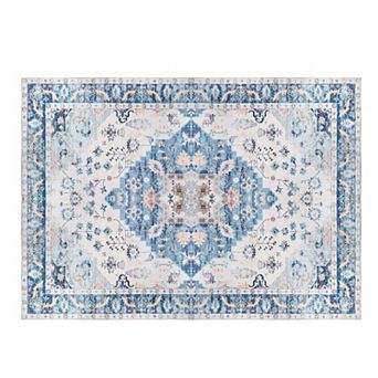 Washable 6x9FT Vintage Boho Rug Soft & Non-Slip