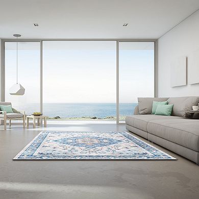 Washable 6x9FT Vintage Boho Rug Soft & Non-Slip