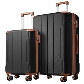 2 pc Hardside Spinner Luggage Set with TSA Lock