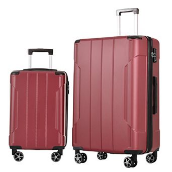 2 pc Hardside Spinner Luggage Set with TSA Lock