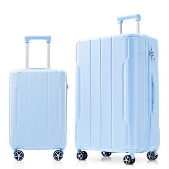 2 pc Hardside Spinner Luggage Set with TSA Lock