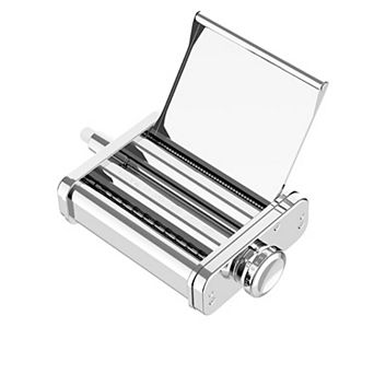 GVODE 3-in-1 Pasta Attachment for KitchenAid Stand Mixer, All-Metal Roller & Cutters, Cleaning Brush