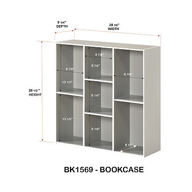 Haven 7 Shelf Bookcase