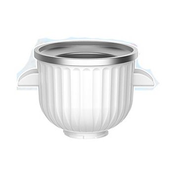 Gvode Ice Cream Maker Kitchen Attachment for Stand Mixer 2-qt Leak-Proof Bowl Sorbet, Gelato, Yogurt