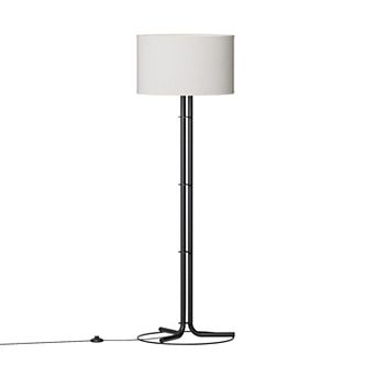 Classic Elegance 62 in Floor Lamp with Cylindrical Shade - Warm Ambient Lighting