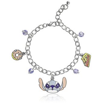 Disney Stitch Charm Bracelet for Women 6.5"+1" Bracelet Stitch Charm