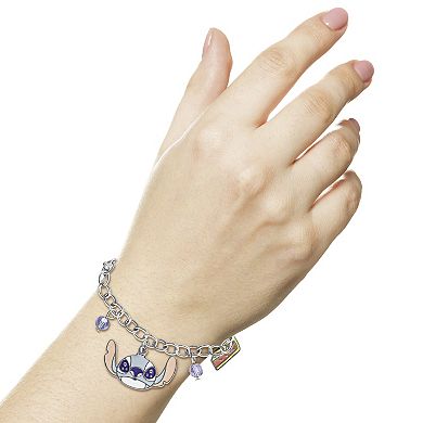 Disney Stitch Charm Bracelet for Women 6.5"+1" Bracelet Stitch Charm