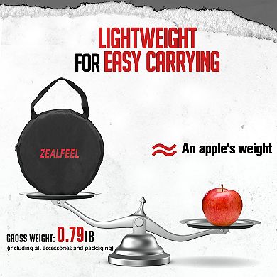 Zealfeel Soccer Goal Target Set, 2 Pack 16in Top Bins Corners for throwing Accuracy Training