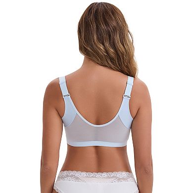 Women's Deep V Adjustable Straps Soft Underwire Support Minimizers Push-Up Front Closure Lace Bras
