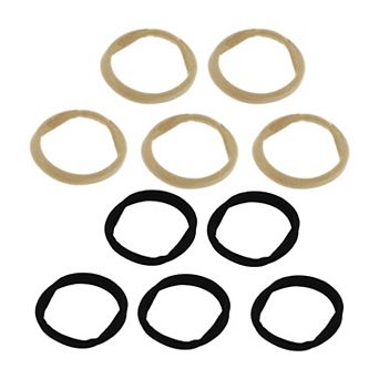 10 pc Simple Hair Ropes Hair Ties for Women for Girls