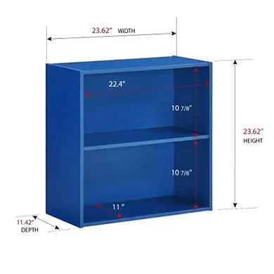 Kings Brand Furniture George 2-Tier Bookcase