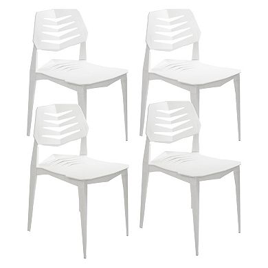 Sunnydaze Matisse Polypropylene Outdoor Dining Chair