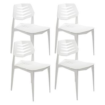 Sunnydaze Matisse Polypropylene Outdoor Dining Chair