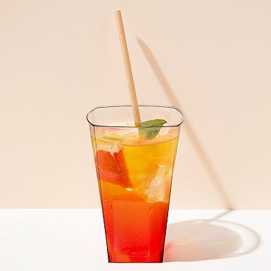 10 oz Clear Square Plastic Cups - 336 pcs