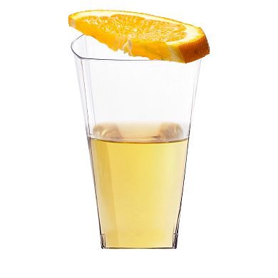 10 oz Clear Square Plastic Cups - 336 pcs