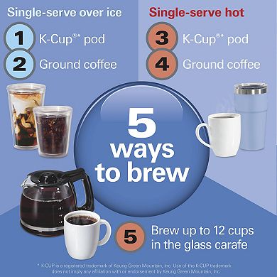 Hamilton Beach FlexBrew Advanced 5-in-1 Coffee Maker