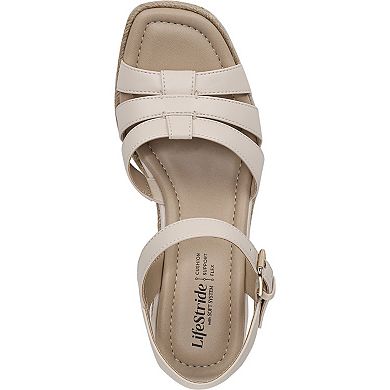 LifeStride Havana Women's Wedge Espadrille Sandals