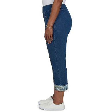 Petite Alfred Dunner All Around Elastic Short Length Denim Jeans