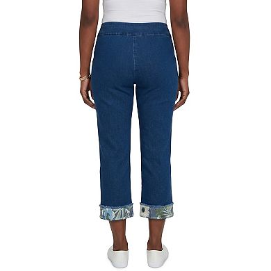 Petite Alfred Dunner All Around Elastic Short Length Denim Jeans