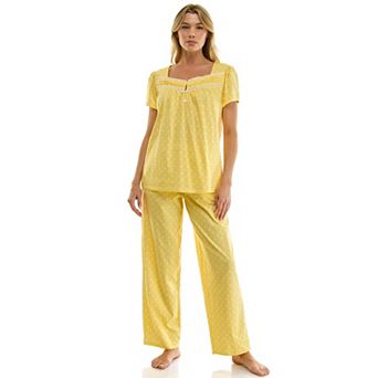 Petite Croft & Barrow® Pajama Top & Pajama Bottoms Set