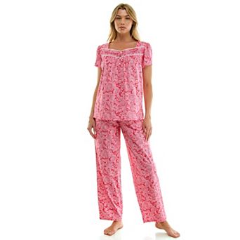 Petite Croft & Barrow® Pajama Top & Pajama Bottoms Set