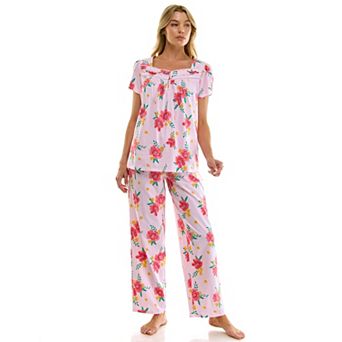 Petite Croft & Barrow® Pajama Top & Pajama Bottoms Set