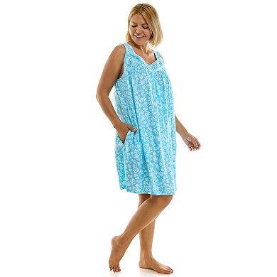 Plus Size Croft & Barrow® Cotton Sleeveless Nightgown