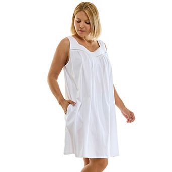 Plus Size Croft & Barrow® Cotton Sleeveless Nightgown