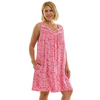 Plus Size Croft & Barrow® Cotton Sleeveless Nightgown