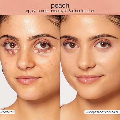 shape tape full coverage hydrating color corrector
