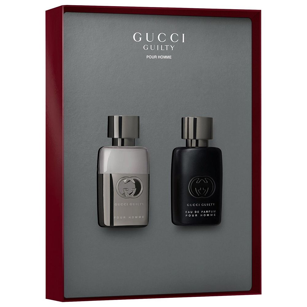 残量9割 GUCCI GUILTY ギフトセット 50ml+ミニボトル Gucci Mini Gucci Guilty Pour Homme Cologne Gift Set