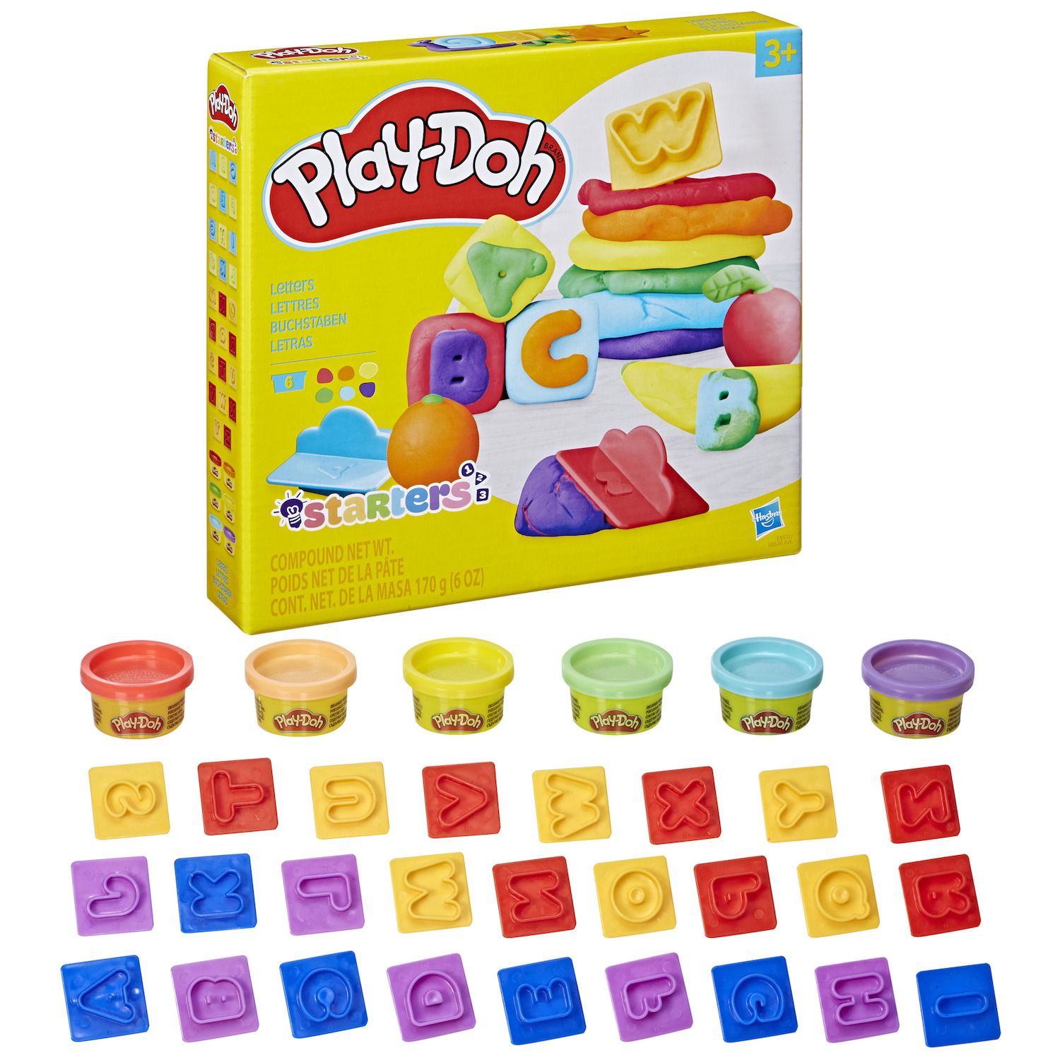 Детский игровой набор Play-Doh Starters Letter & Shape Playset - Styles May Vary — фото 1