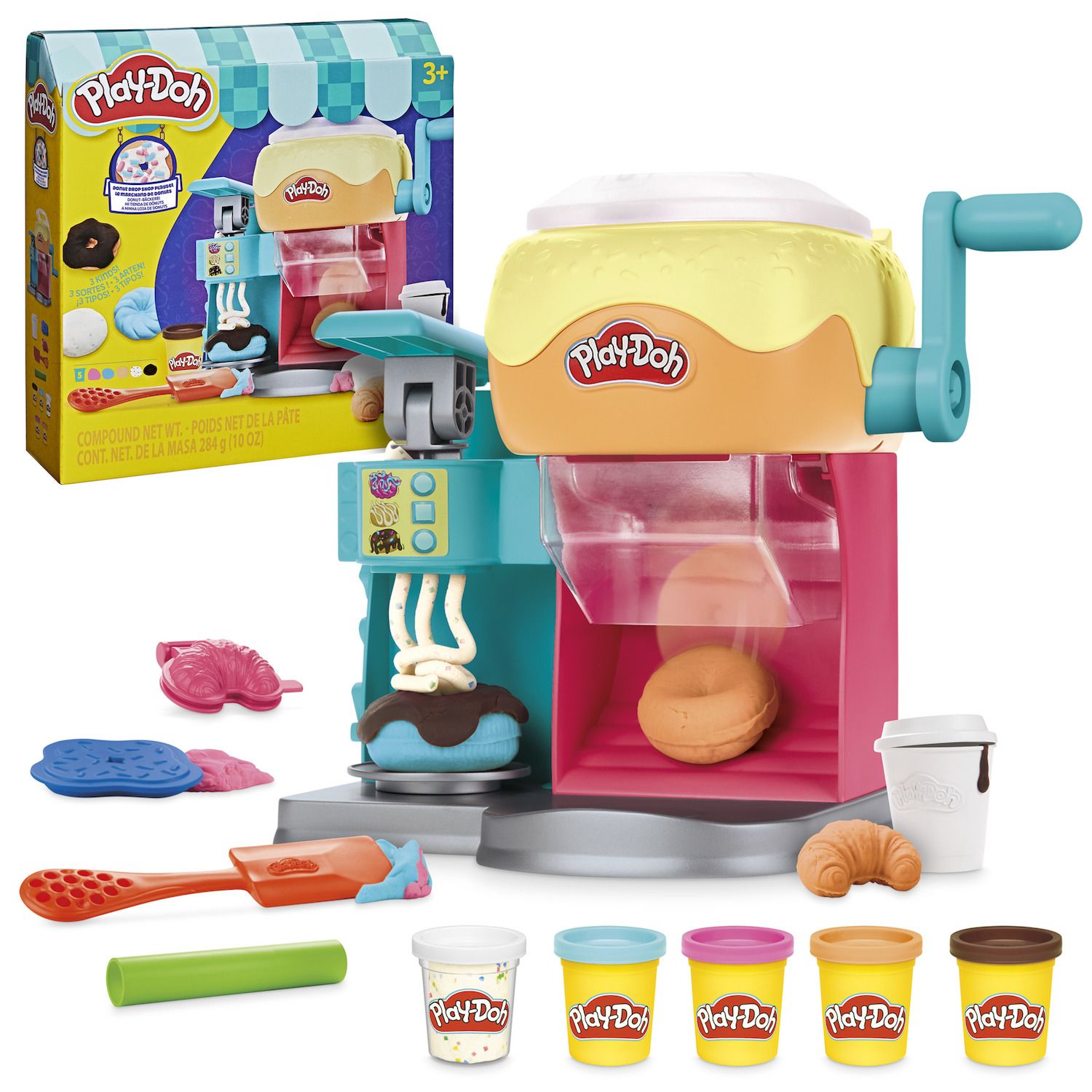 Детские игрушки Play-Doh Donut Drop Shop Playset with Tools