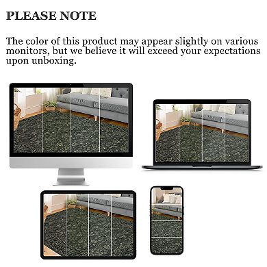 Washable Vintage Boho Floral Area Rugs, Non Slip Soft Modern Pastel Carpets Runners