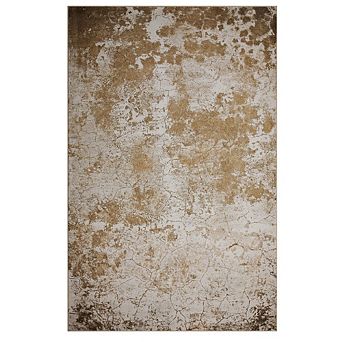 Modern Abstract Washable Rug, Non-Slip Low Profile Flatweave for Kitchen, Entryway, Porch